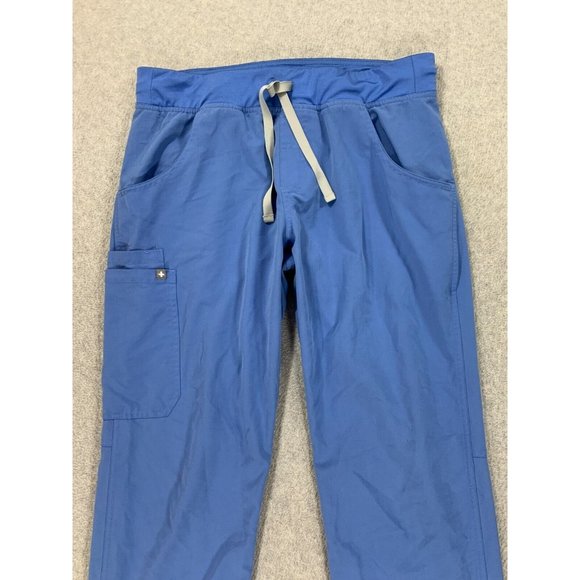 Figs Kade Cargo Scrub Pants (Women's Medium) Blue - Picture 2 of 13